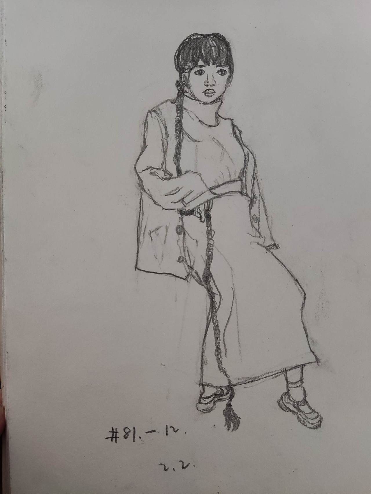 #速写60天挑战赛# day2@速写班长