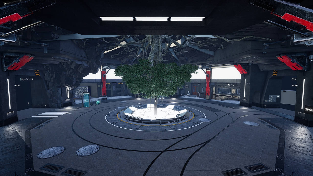 流浪地球三维vr概念设计