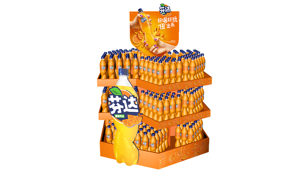 可口可乐堆头/货架(概念)_karas_18-站酷zcool