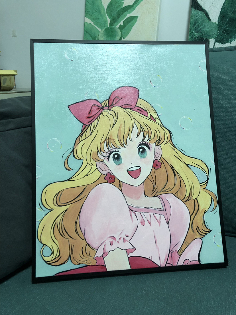 美少女/丙烯画