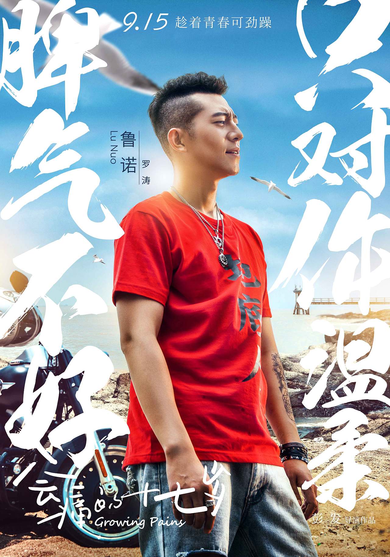 电影《会痛的十七岁》|平面|海报|窦子尚heshan - 原创作品 - 站酷