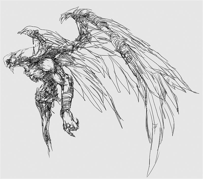 一些角色原画设定