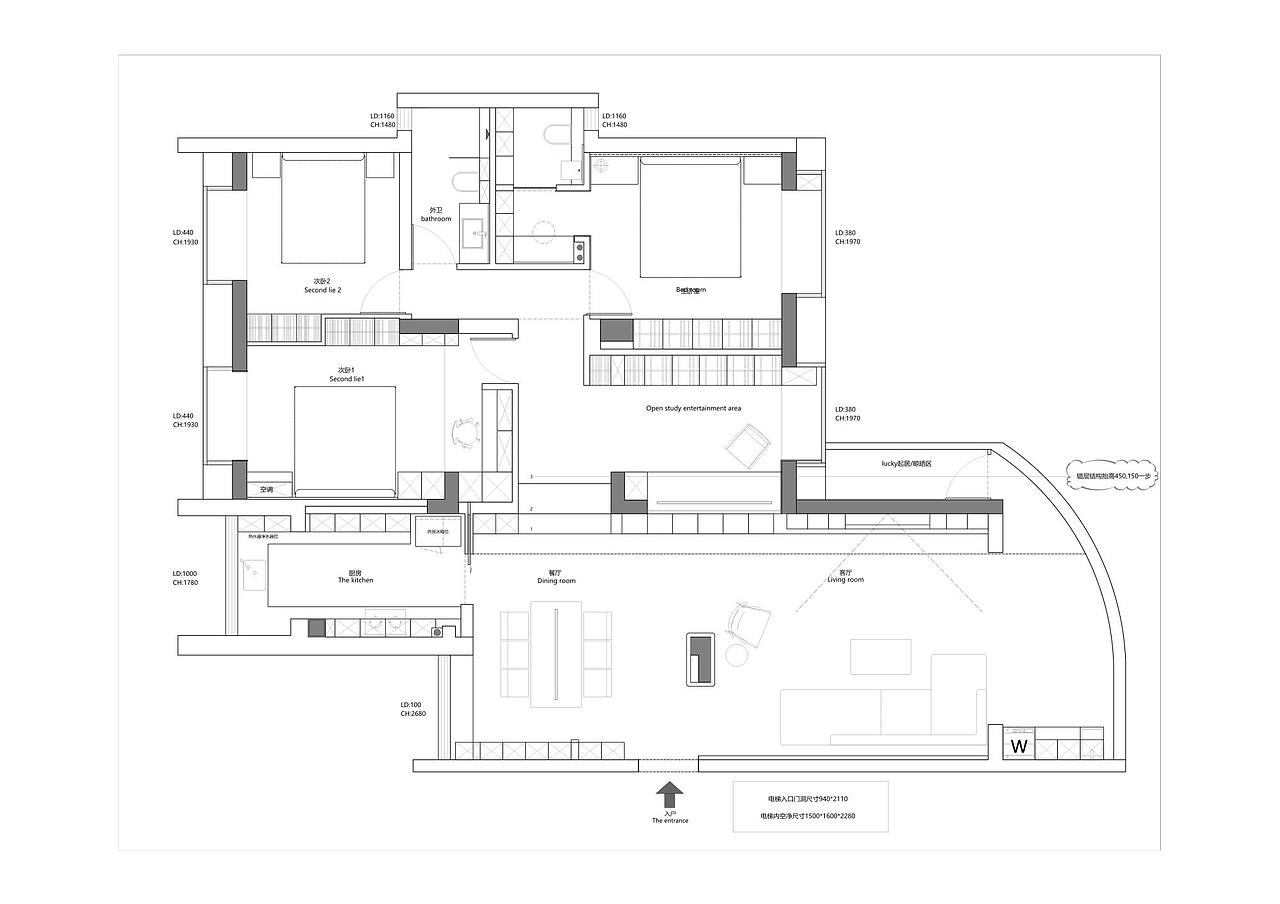 平面布置图 / Floor plan