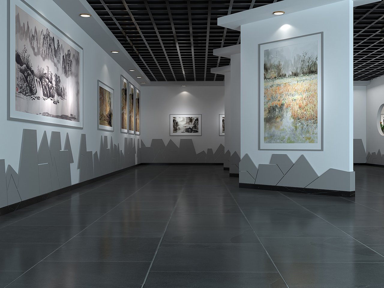 画展（图ZMTg4NDc0NDgw） - 家装设计 - 站酷设计师渔翁v原创素材 - 站酷ZCOOL