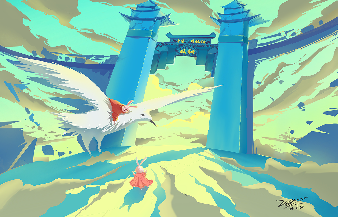 兔子赶集故事（图ZMjYxOTQ1MTQ0） - 创作习作 - 站酷设计师魔音兮香菜原创素材 - 站酷ZCOOL