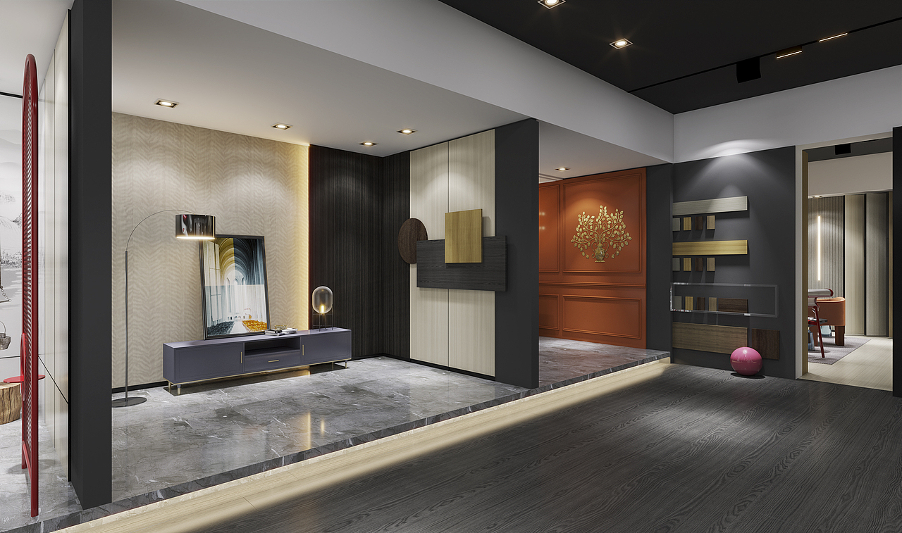 墙板展厅|空间|展陈设计|吖清yy_原创作品-站酷zcool