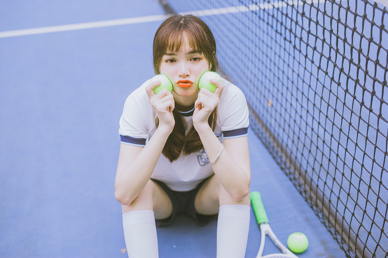 网球少女（图ZMjYyNDg3MTAw） - 人像摄影 - 站酷设计师聪默原创素材 - 站酷ZCOOL