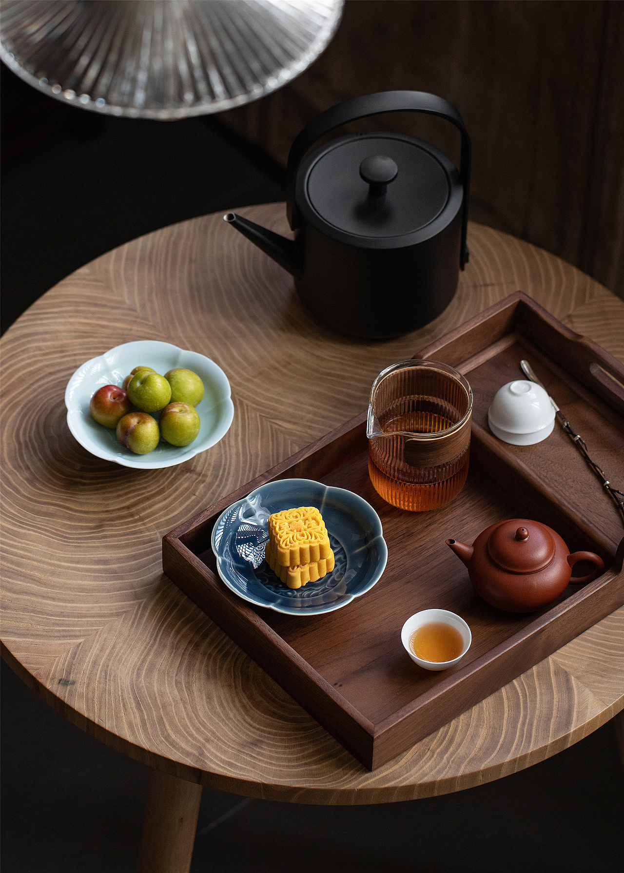 陶瓷茶点盘/茶道茶具配件/小果盘