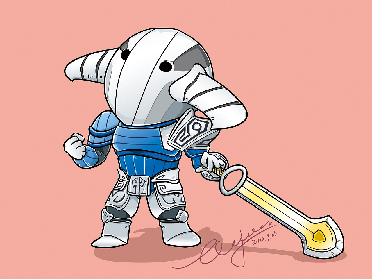 原创dota2同人q版英雄