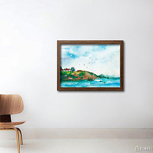 原创水彩风景四季系列（图ZMTI0NjU0MzUy） - 商业插画 - 站酷设计师hbjoan原创素材 - 站酷ZCOOL