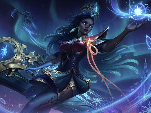 英雄联盟北极星神赛娜