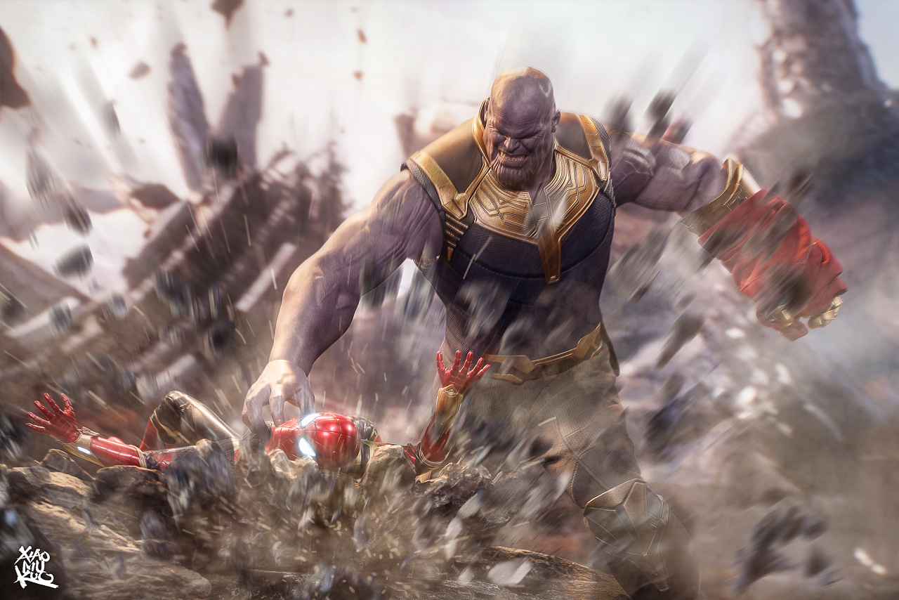 玩具摄影ht复仇者联盟3灭霸