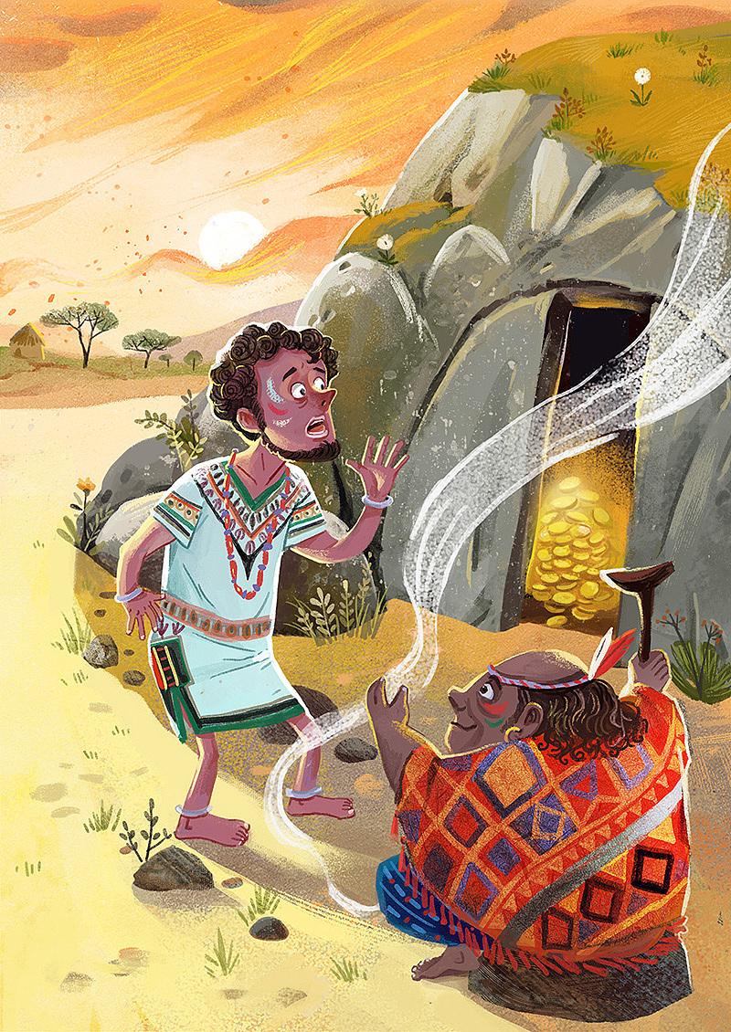 《非洲民间故事》内插