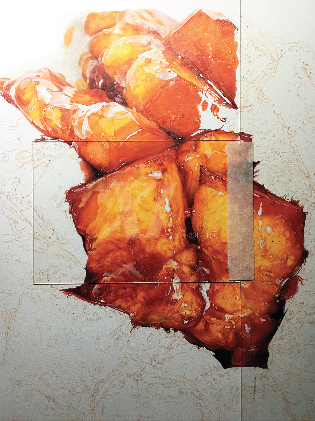 di massimo标签彩铅绘画美食写实祥雷作品信息创作时间2017/11/27首推