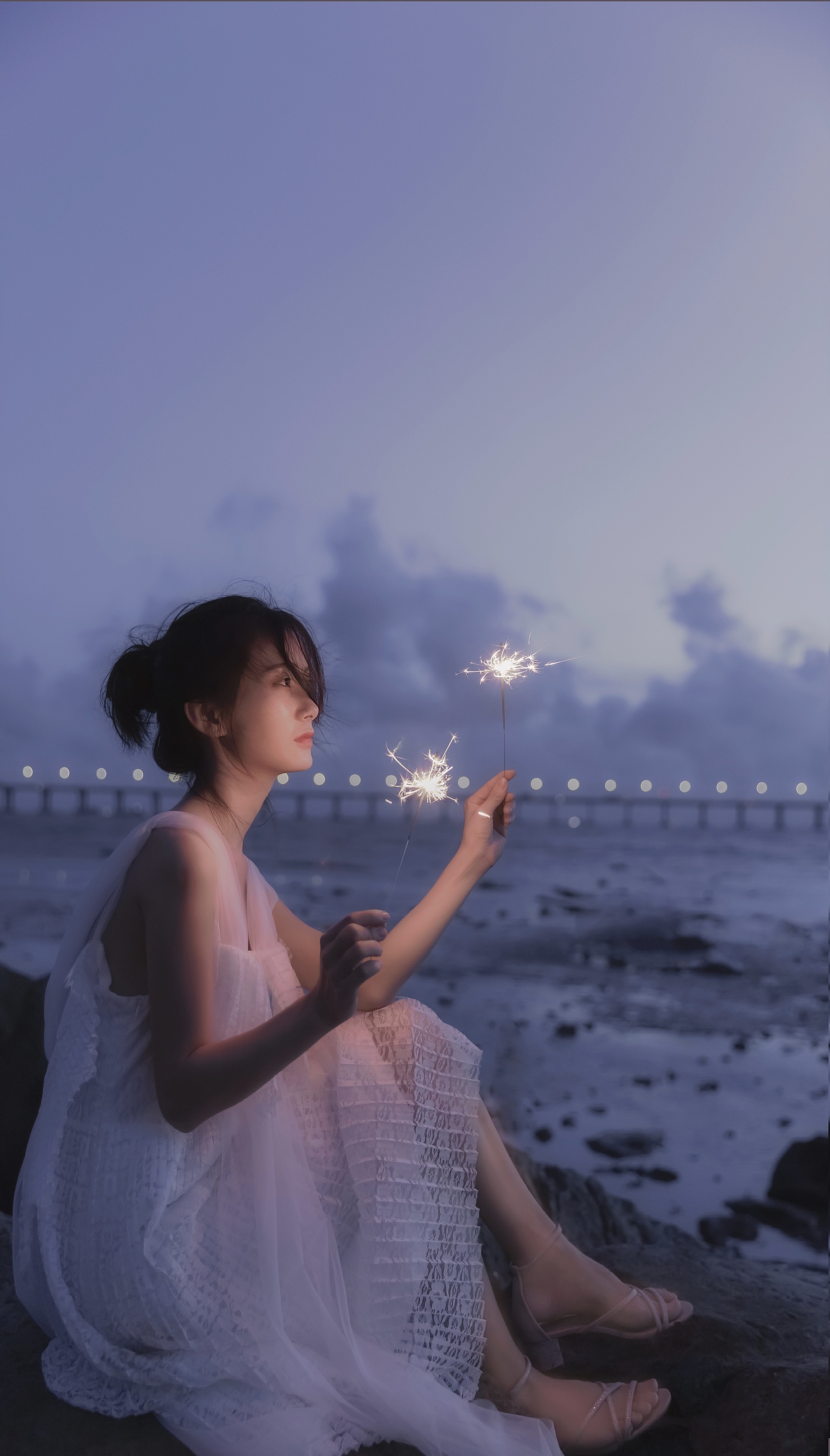 海边栖息的美人鱼（图ZMjE4Njg5NDgw） - 人像摄影 - 站酷设计师奕小筱原创素材 - 站酷ZCOOL