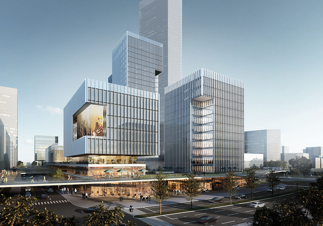 室外商场外立面