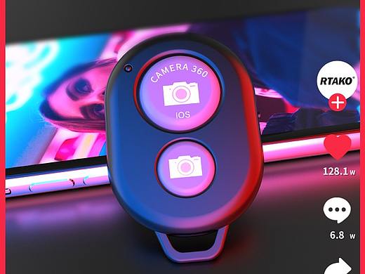 蓝牙遥控器（个人主页-ZMzU1NzExNTI=） - 电子产品 - 站酷设计师两个半柠檬原创素材 - 站酷ZCOOL