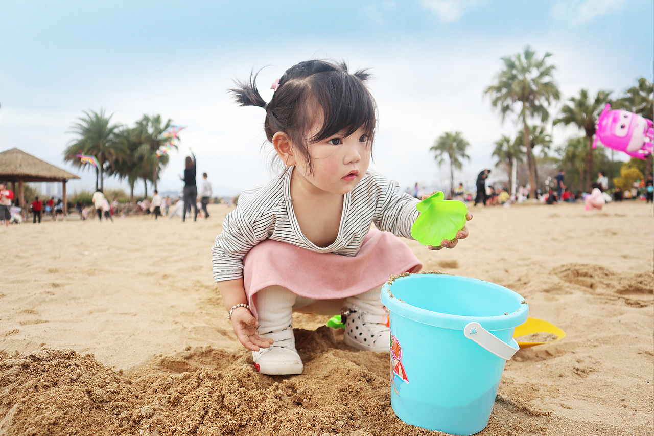 你好!沙滩 | 儿童人像摄影 沙滩摄影