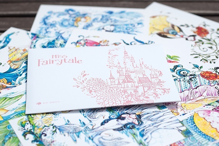 【Miss.Fairytale•童话小姐】主题明信片（图ZMTg3MjEzMzY=） - 商业插画 - 站酷设计师殷尧原创素材 - 站酷ZCOOL