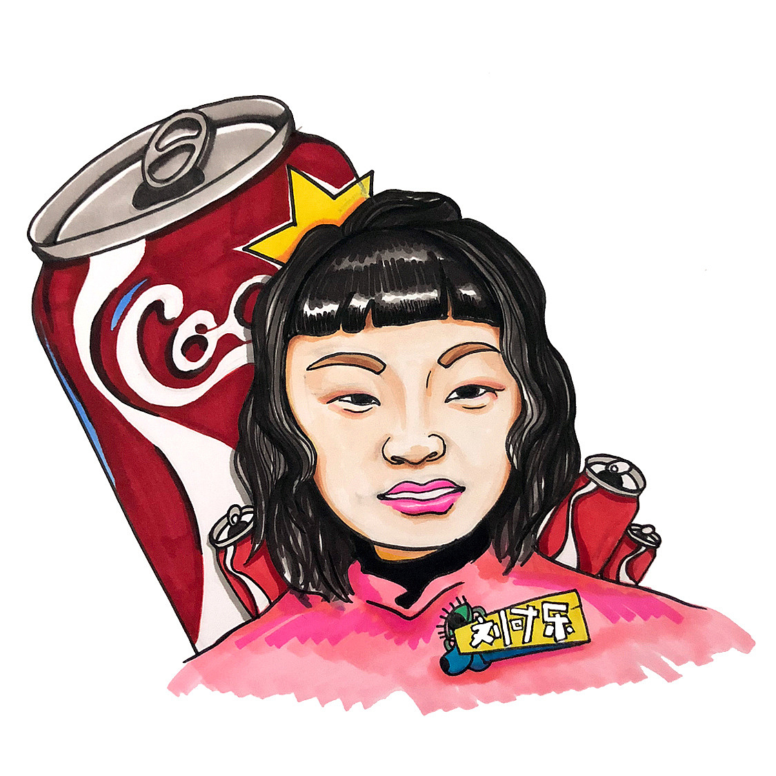 马克笔人物头像习作（图ZMTMzNDI1NDI0） - 创作习作 - 站酷设计师哦牙烦范啊原创素材 - 站酷ZCOOL