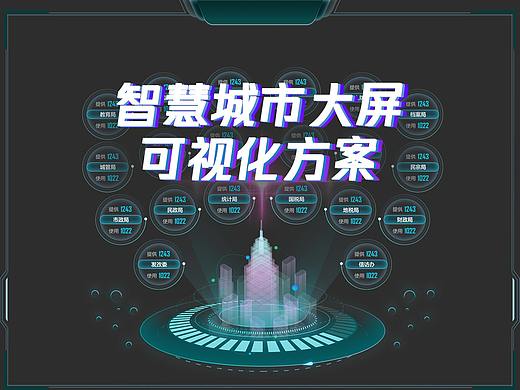 智慧城市可视化系列大屏