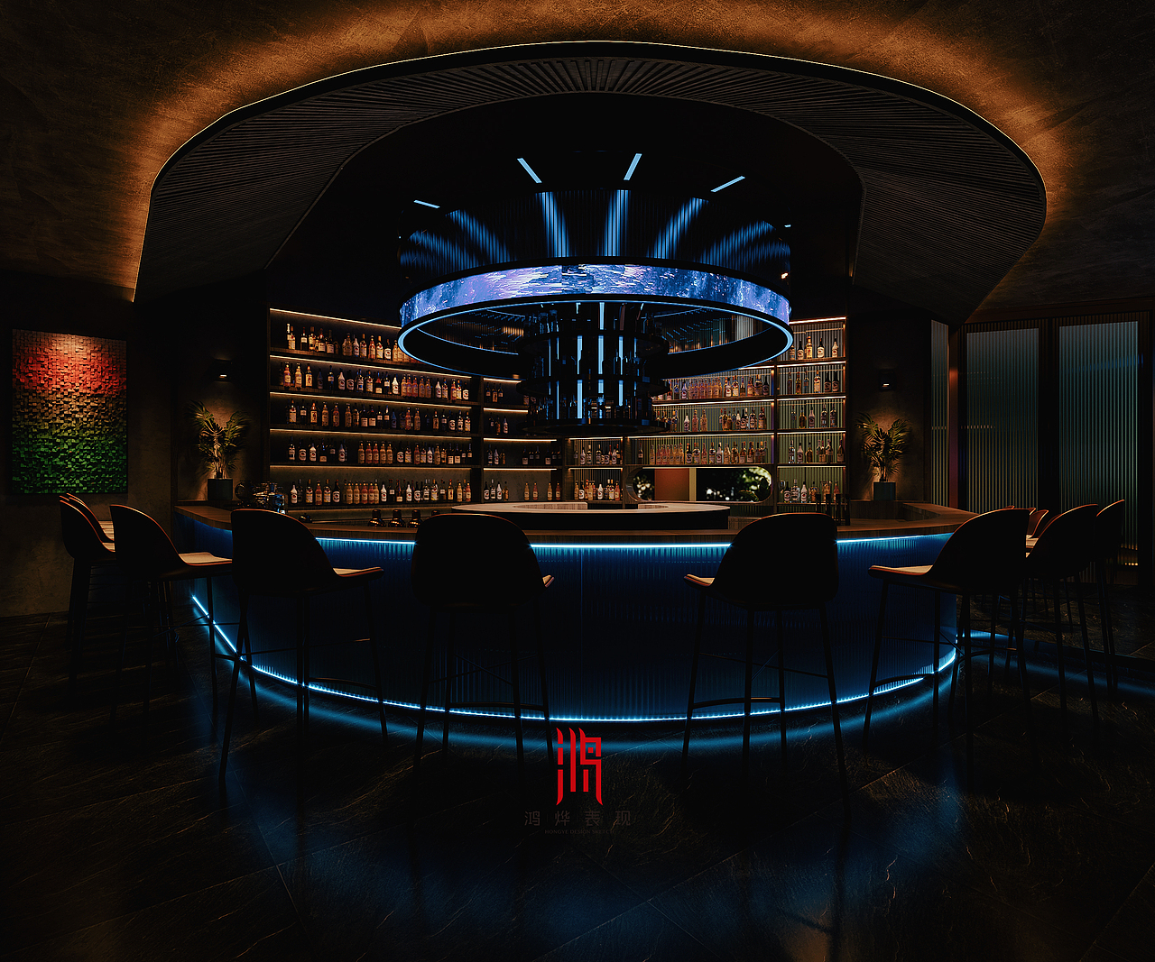 鸿烨表现|现代简约风大别野 一应俱全啊鸿烨表现|现代轻奢风的大平层