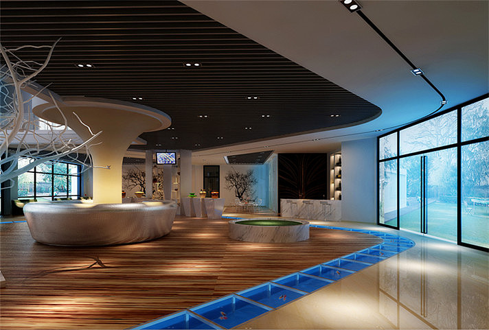 贵阳售楼部装修设计案例/川豪工装