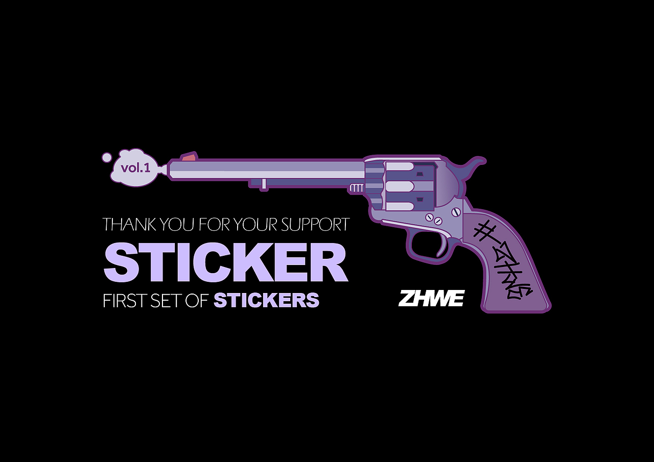 ZHWE STICKERS VOL1 贴纸（图ZMTUxMDE0NzIw） - 新锐潮流插画 - 站酷设计师ZHWE973原创素材 - 站酷ZCOOL