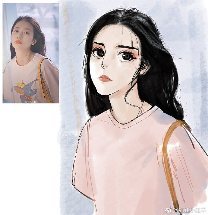 粉色小姐姐（图ZMjAwNTY0ODM2） - 创作习作 - 站酷设计师莫白首原创素材 - 站酷ZCOOL