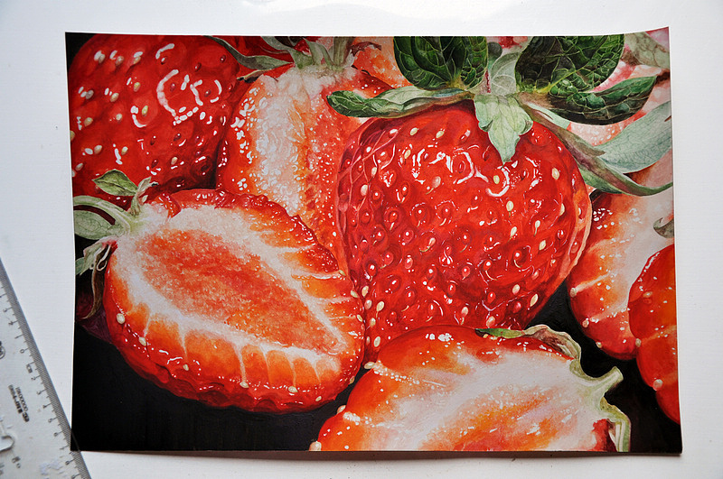 草莓 水彩|纯艺术|绘画|木卮--_-- - 原创作品 - 站酷 (ZCOOL)
