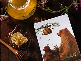 蜂蜜+燕窩品牌插畫兩則