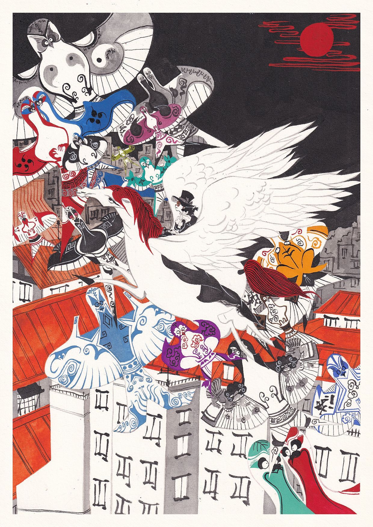 俺的个展来了！！！《世俗.神隐》（图ZMzM0MTU3NDg0） - 海报 - 站酷设计师HY何624原创素材 - 站酷ZCOOL