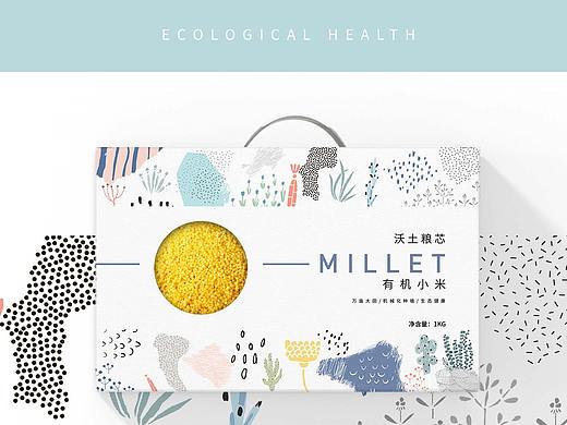 有机小米包装设计