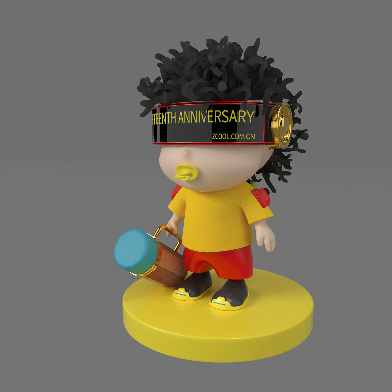 朋克小Z（圖ZMjU5Mzc2NzE2） - IP形象 - 站酷設(shè)計(jì)師戴珍珠耳環(huán)的小新原創(chuàng)素材 - 站酷ZCOOL