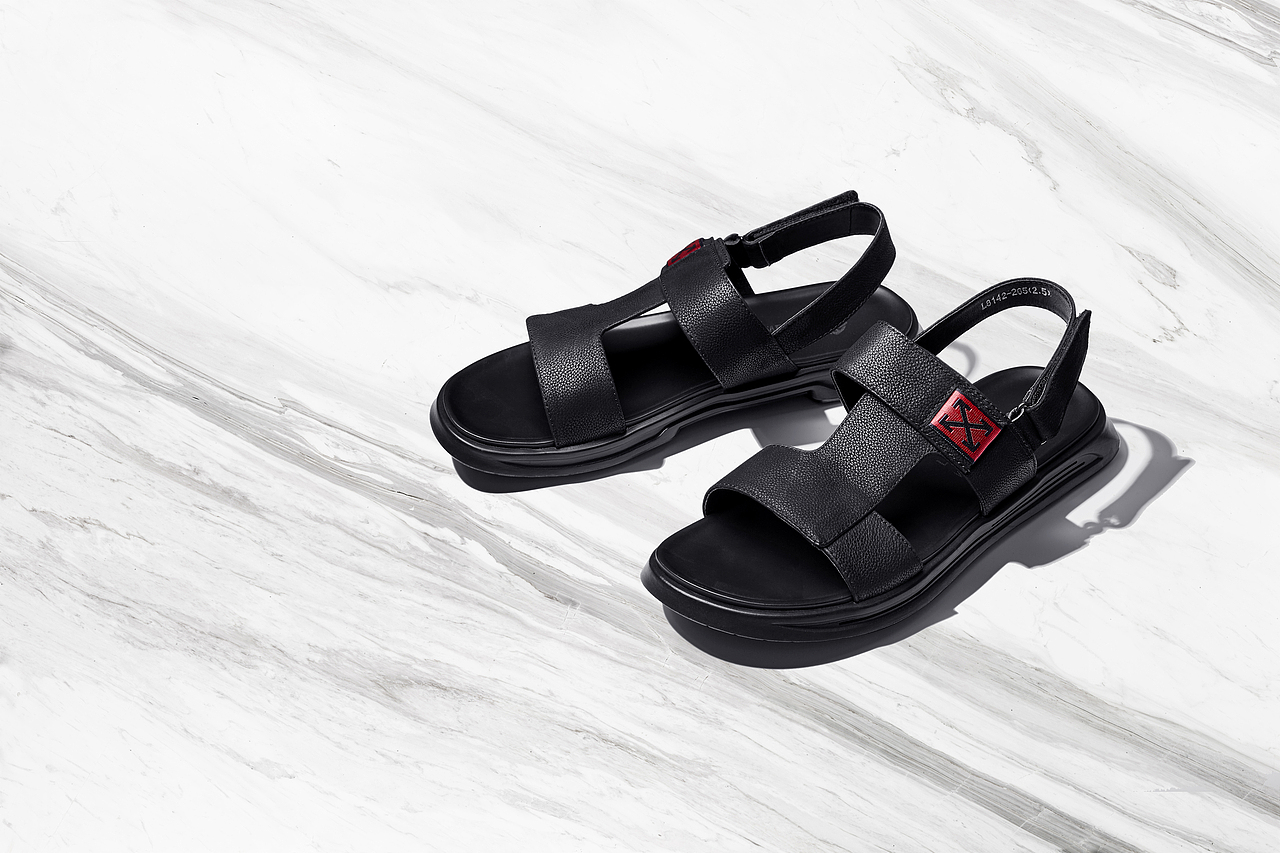 男鞋场景海报创意详情画册拍摄案例分享