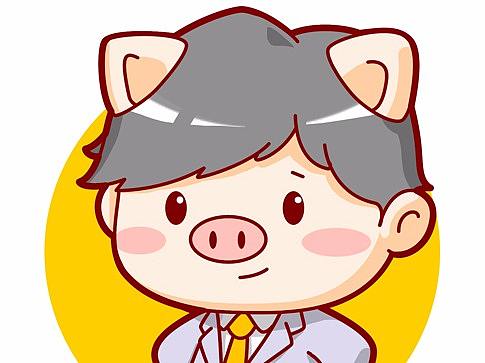 猪头商业卡通形象设计
