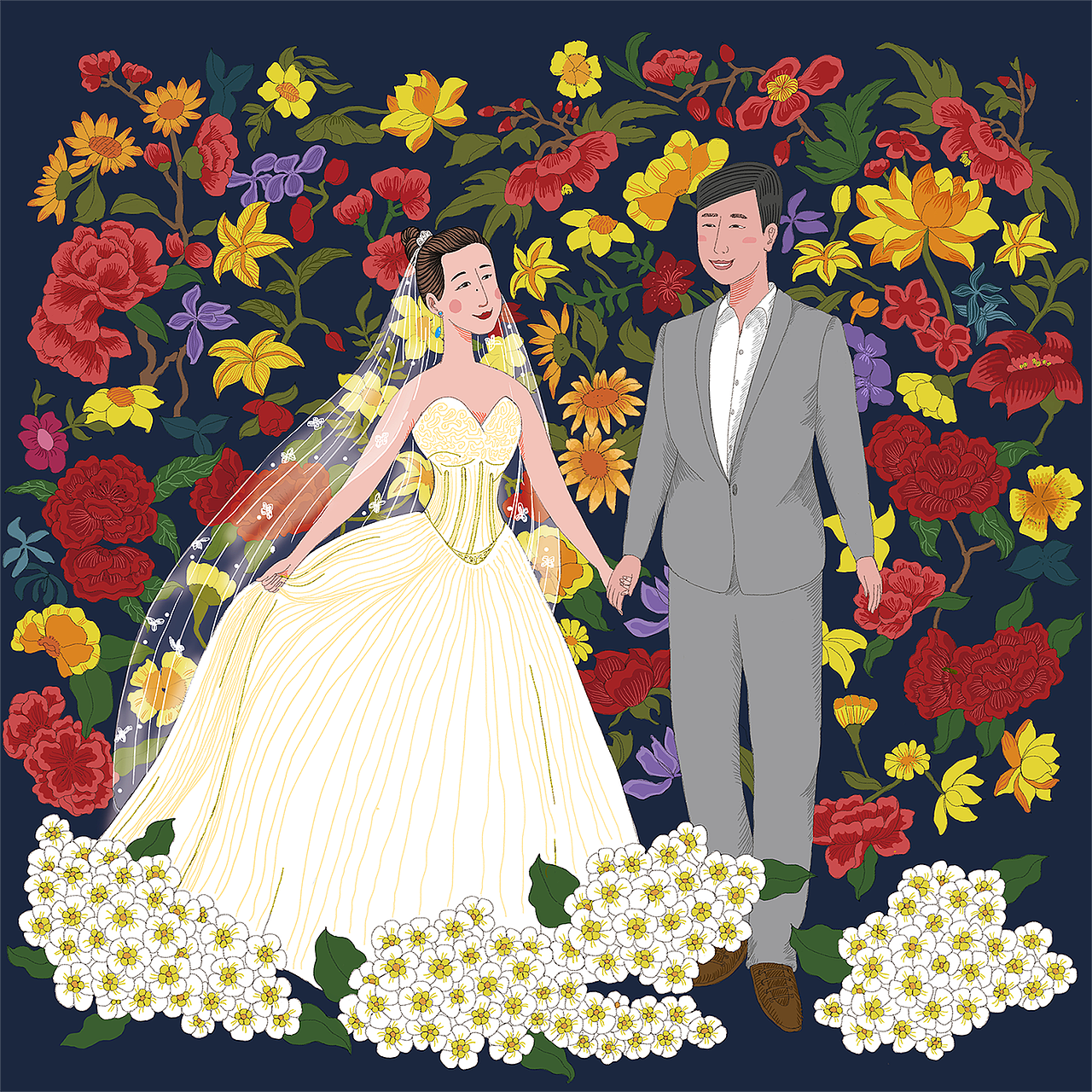 赠新婚（图ZMTc1OTEyOTQw） - 创作习作 - 站酷设计师花椿原创素材 - 站酷ZCOOL