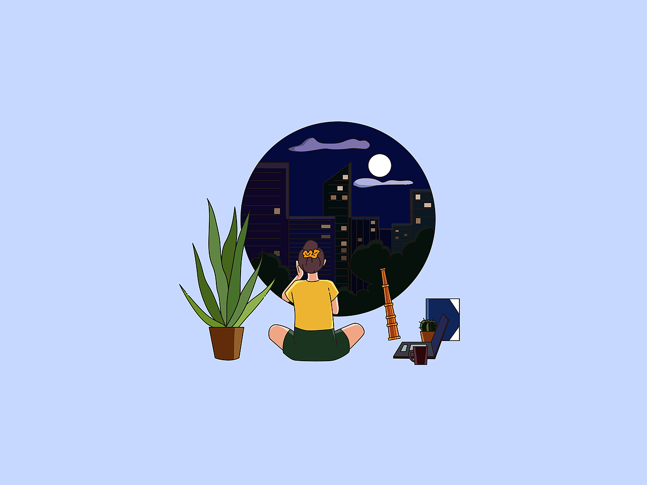 The Moon 系列（图ZMjE5MjMzNTg0） - 创作习作 - 站酷设计师梅子泓原创素材 - 站酷ZCOOL