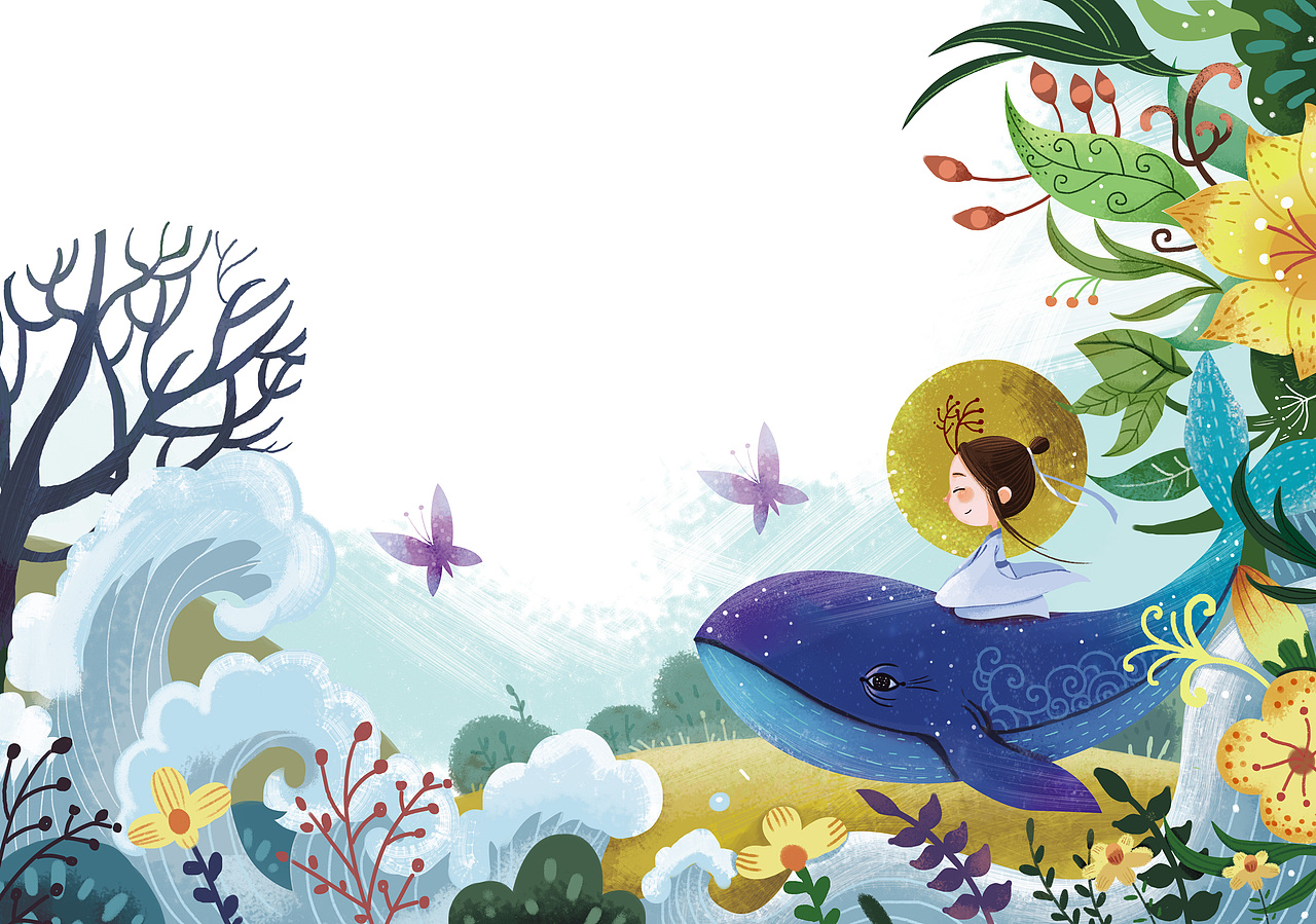 庄子|插画|商业插画|鬼谷笑云_原创作品-站酷(zcool)