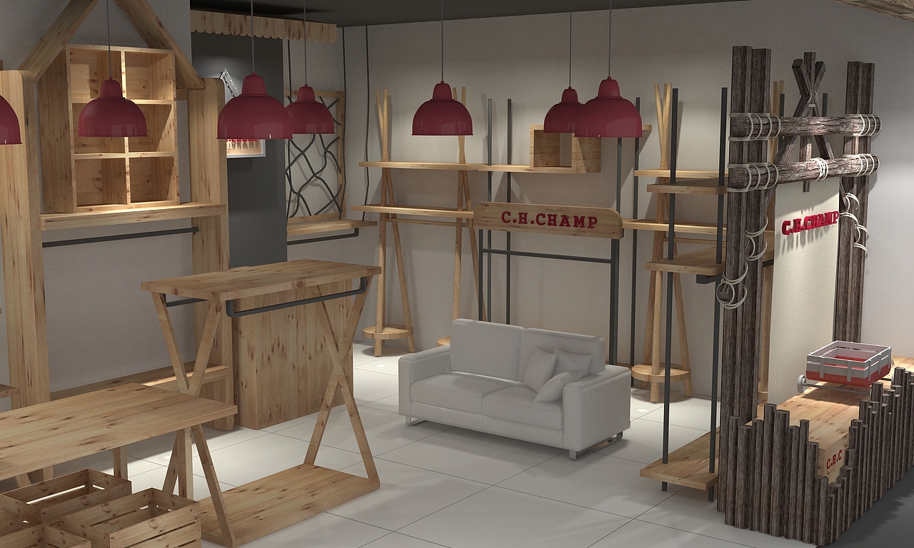 日本童装品牌店设计（图ZMjA5ODA0NzE2） - 其他空间 - 站酷设计师han113745451原创素材 - 站酷ZCOOL