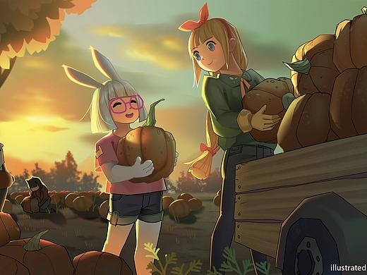 南瓜（个人主页-ZNDA4MzIwNTI=） - 创作习作 - 站酷设计师I990原创素材 - 站酷ZCOOL