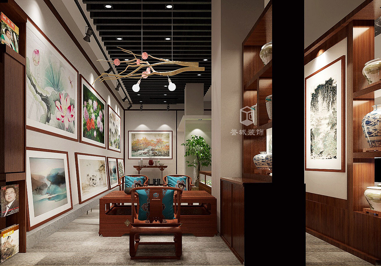 东方宾馆画廊设计承接家装工装施工图效果图