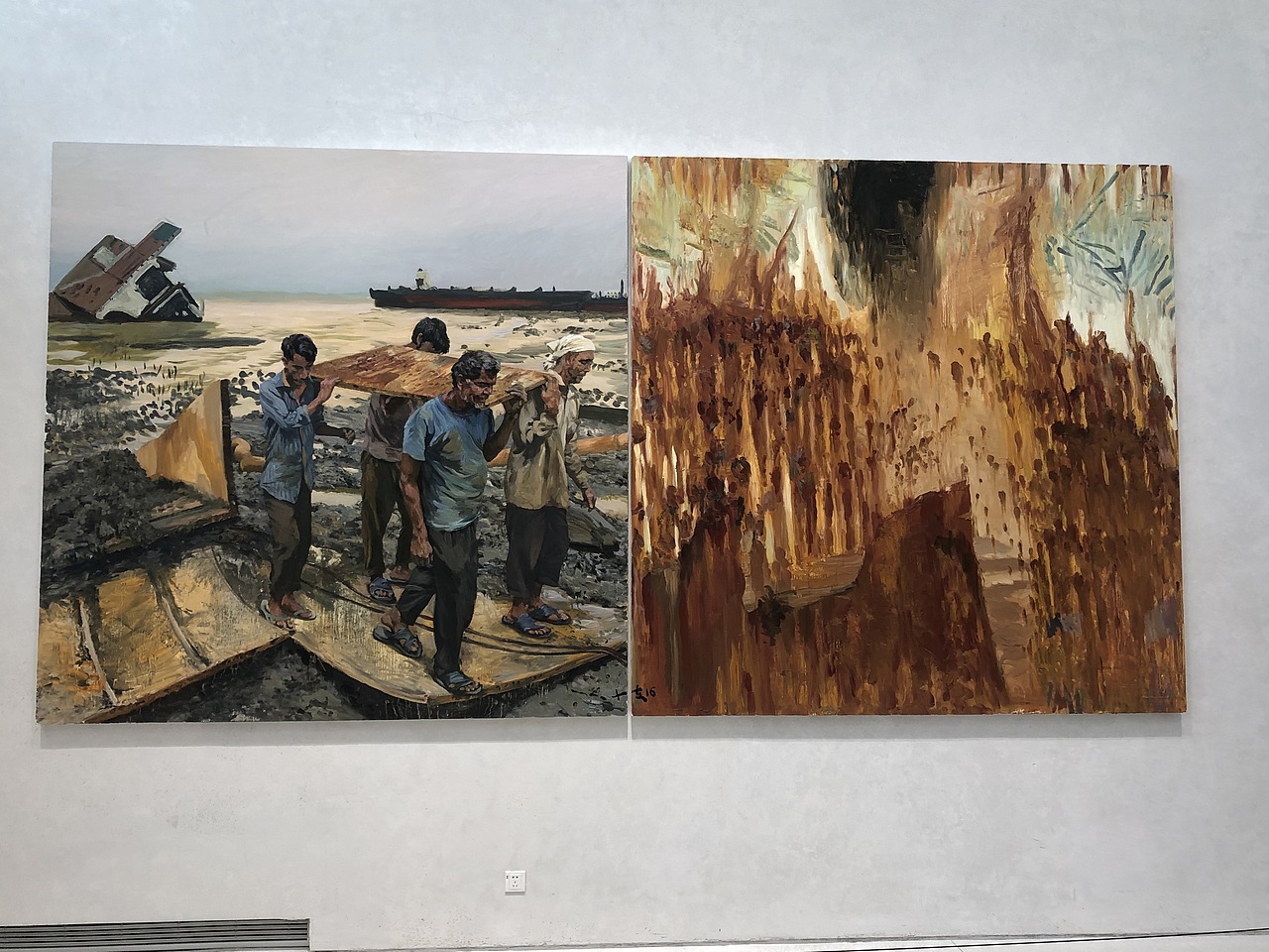 刘小东个人画展整理（图ZMjcwNTAzODEy） - 绘画 - 站酷设计师流浪的小七原创素材 - 站酷ZCOOL