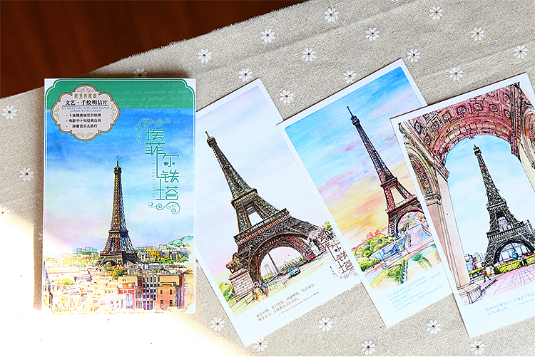 埃菲尔铁塔（图ZMzkyNzAxNzI=） - 艺术插画 - 站酷设计师微风笑少原创素材 - 站酷ZCOOL