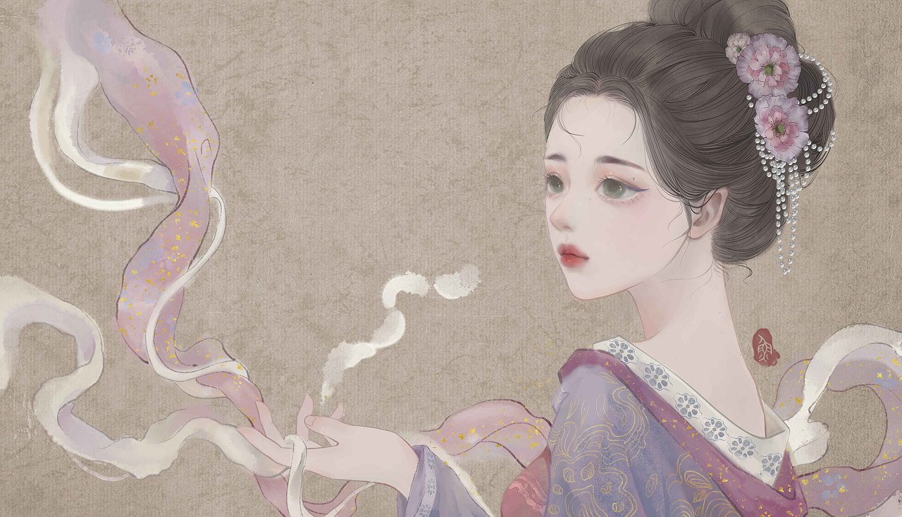 古風(fēng)電腦壁紙（圖ZMjYyOTE0MTk2） - 商業(yè)插畫 - 站酷設(shè)計(jì)師魚魚乙原創(chuàng)素材 - 站酷ZCOOL