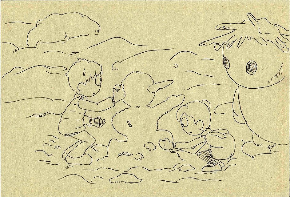 涂鸦(借题说话)（图ZMTY1MDg1NTI=） - 单幅漫画 - 站酷设计师寂安然原创素材 - 站酷ZCOOL