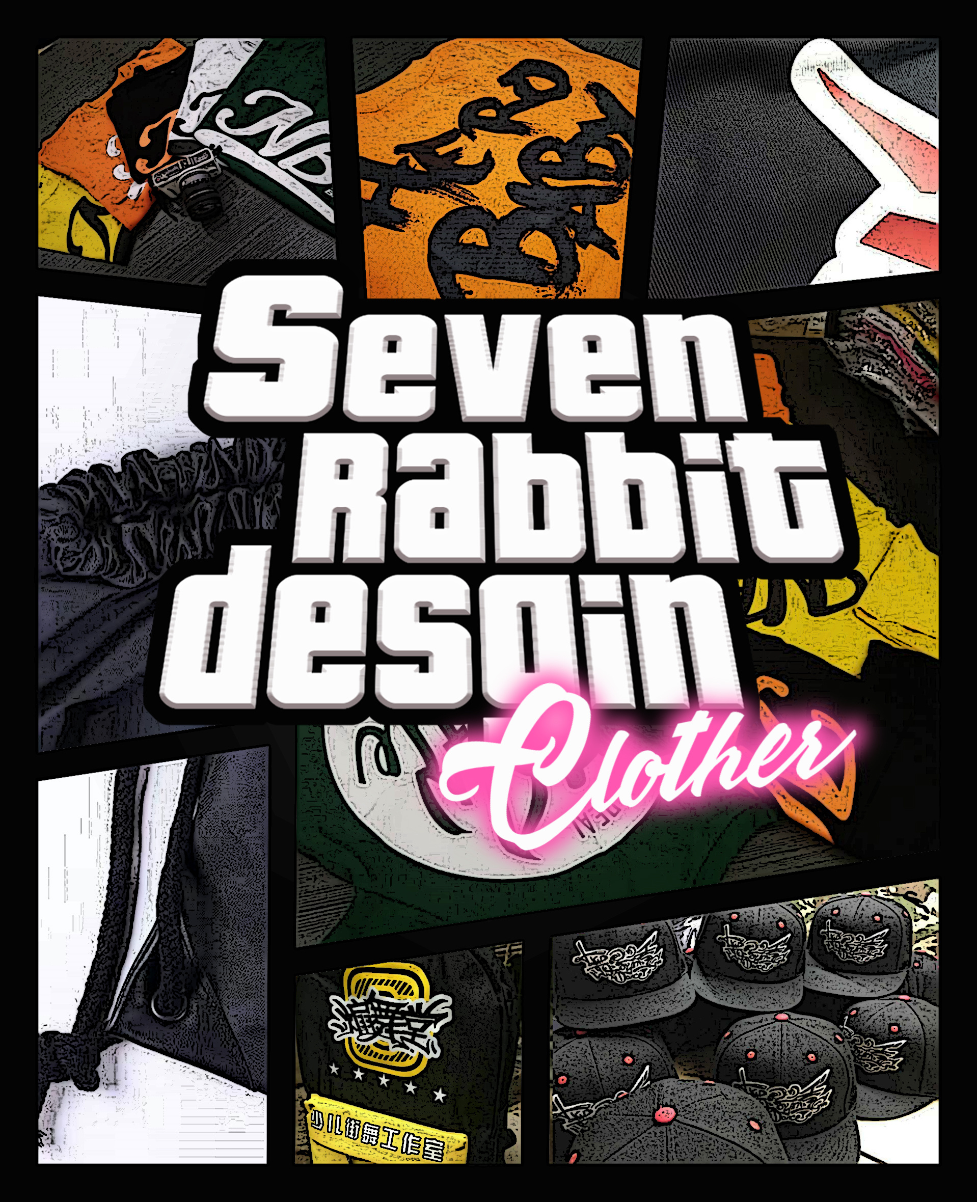 最近超喜欢玩gta5就以gta5的风格为原型做了几款海报!