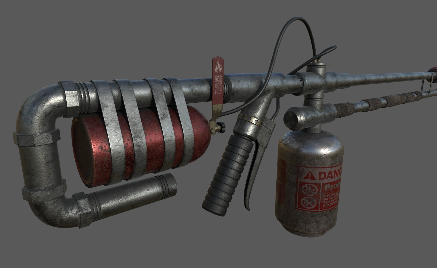 【火焰喷射器】全流程制作视频02