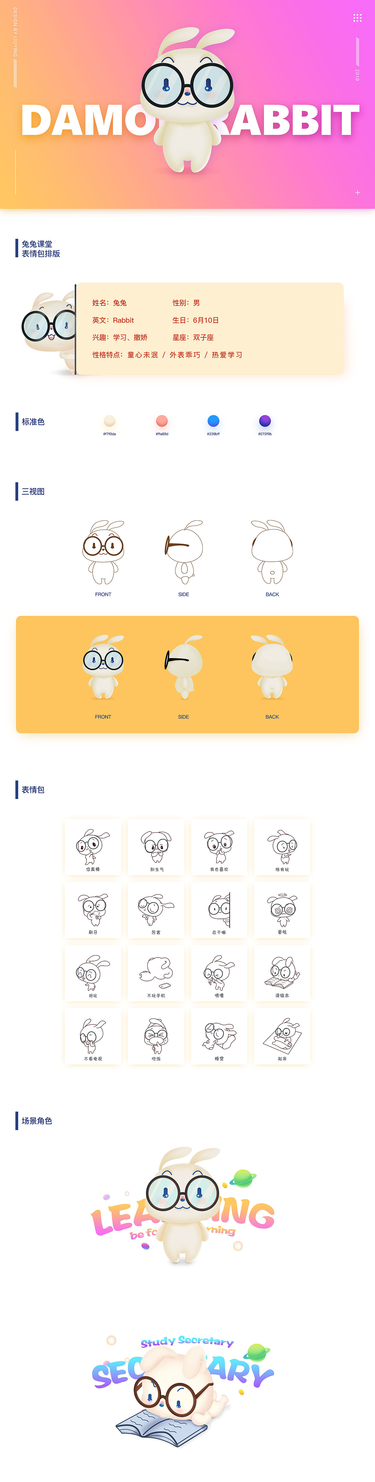 兔兔形象ip（图ZMTc3Njk5MTYw） - 其他UI - 站酷设计师刘小赢原创素材 - 站酷ZCOOL