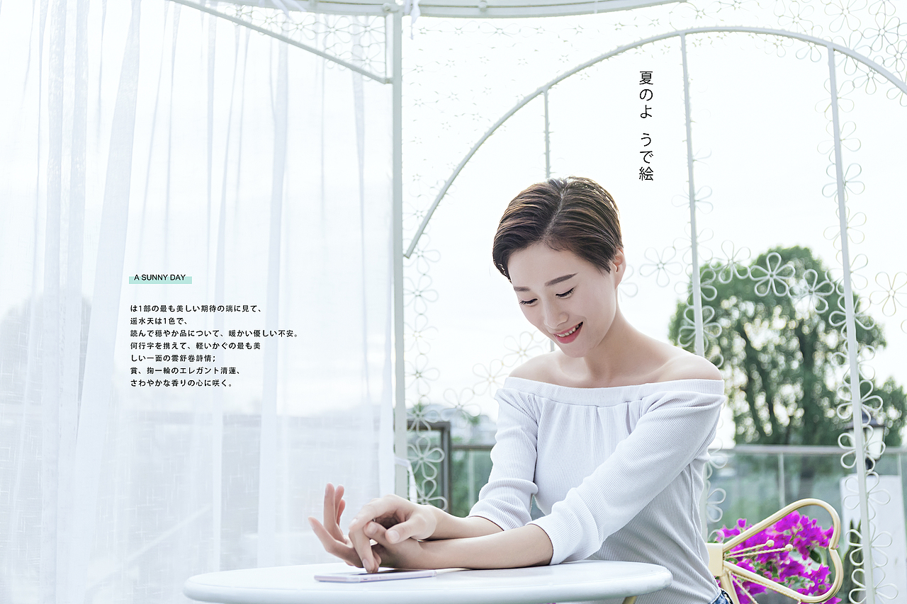 日系清新唯美人像摄影